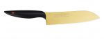 Кухонный японский Шеф нож KASUMI 22018/G с титановым покрытием (золотой)