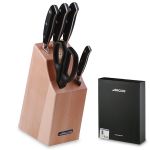 (842600) Набор кухонных ножей (4 шт), кухонные ножницы, подставка - бук, серия Riviera, ARCOS, Испания