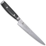 Японский кухонный нож YAXELL YA36009 для тонкой нарезки серия "RAN ", длина клинка 25,5 см, дамасская сталь 69 слоев