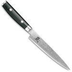 Японский кухонный нож YAXELL YA36016 серия "RAN ", длина клинка 15 см, дамасская сталь 69 слоев